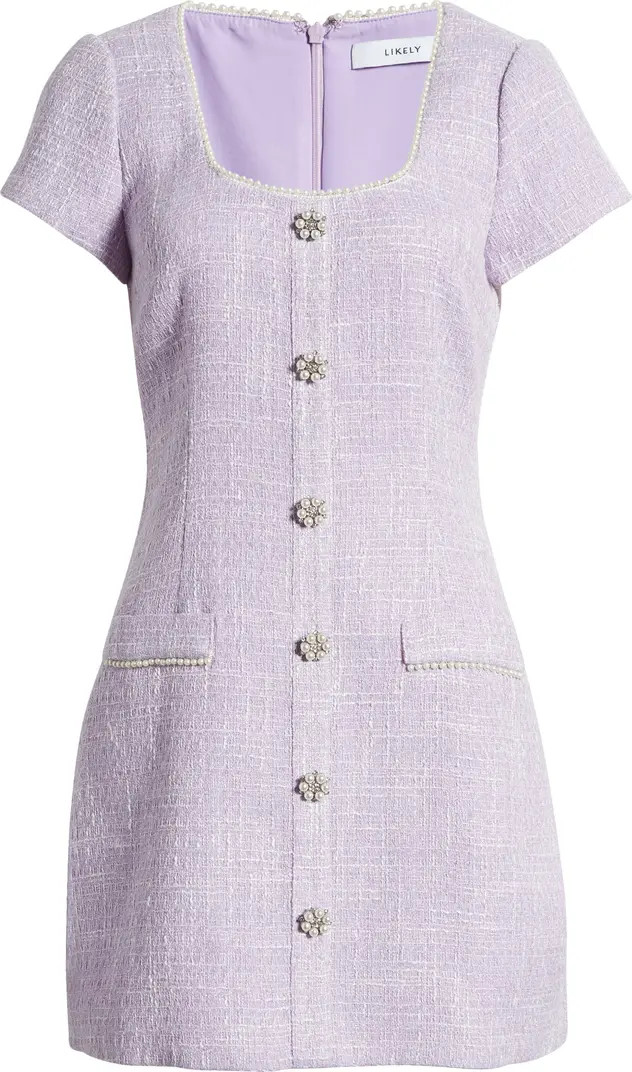 LIKELY Cira Embellished Tweed Minidress | Nordstrom | Nordstrom