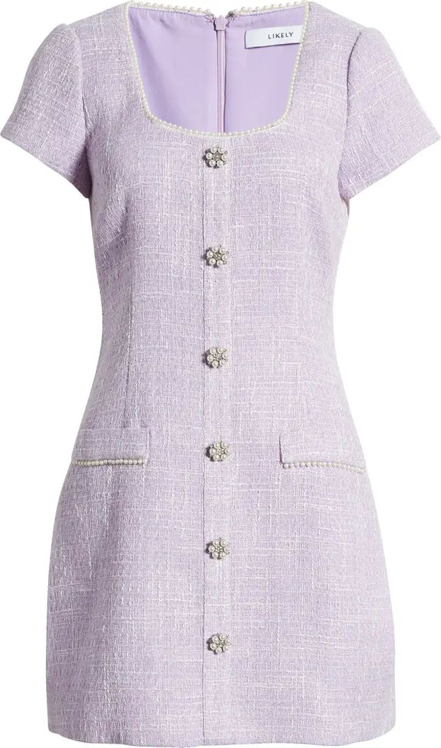 LIKELY Cira Embellished Tweed Minidress | Nordstrom | Nordstrom