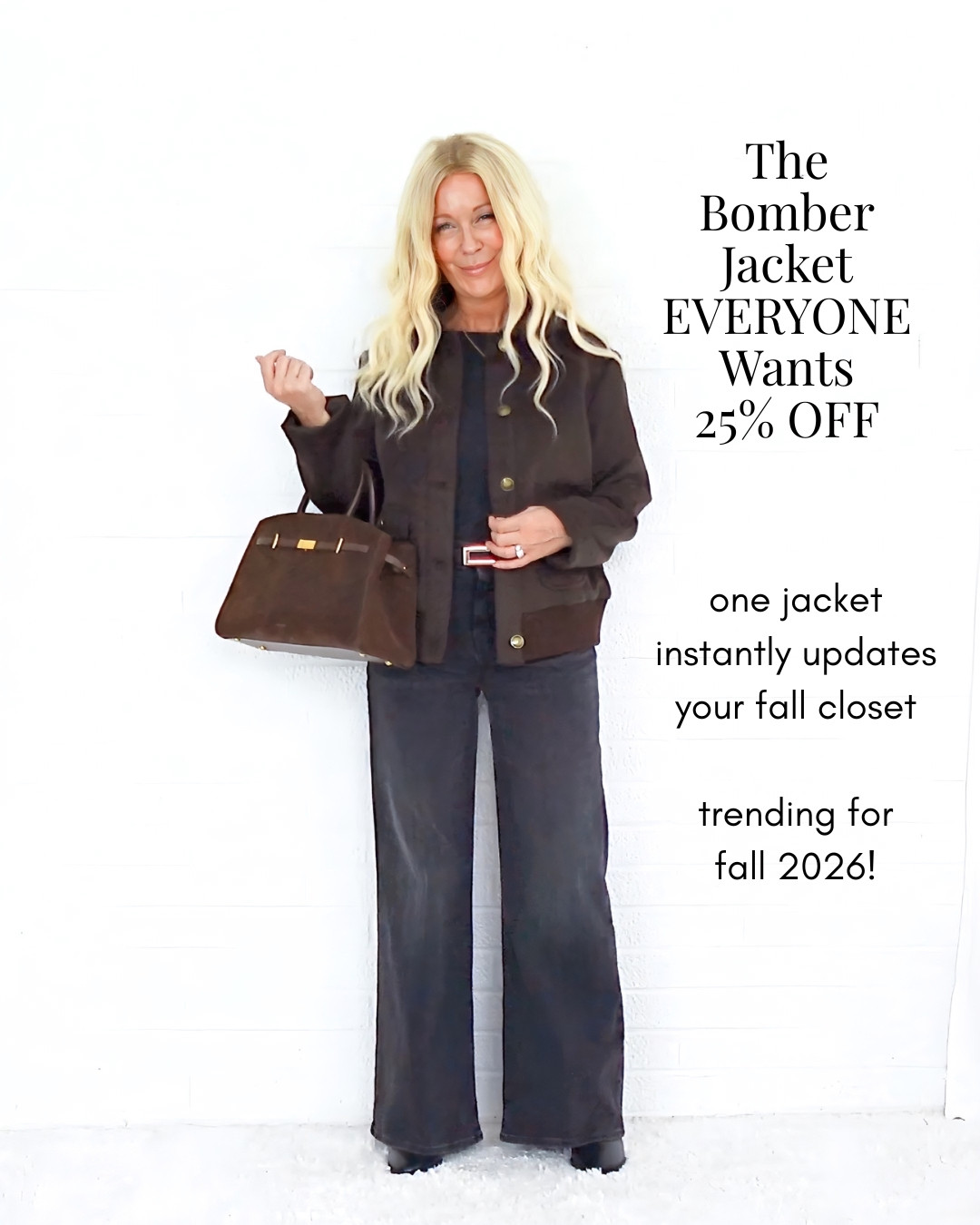 The bomber jacket EVERYONE wants is 25% off this weekend! 

 #LTKOver40 #LTKSaleAlert #LTKPetite