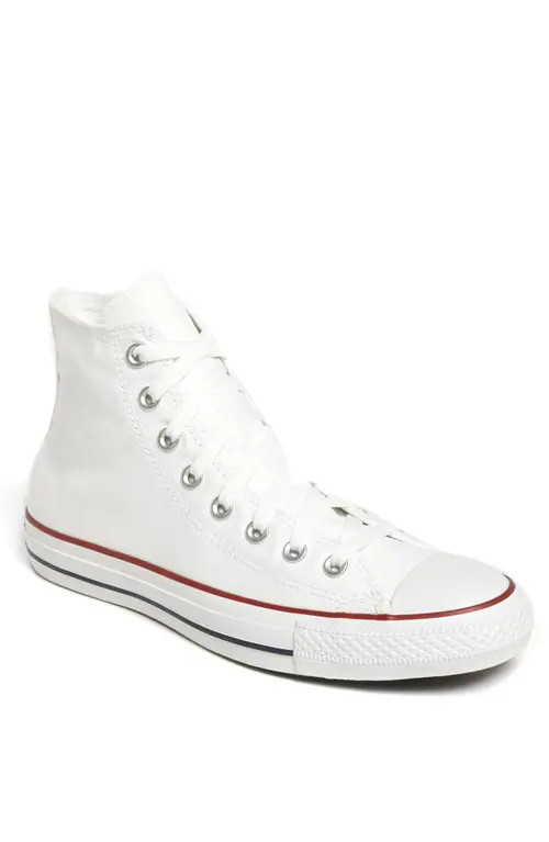 Converse Chuck Taylor® All Star® High Top Sneaker in Optic White at Nordstrom, Size 9.5 Women's | Nordstrom