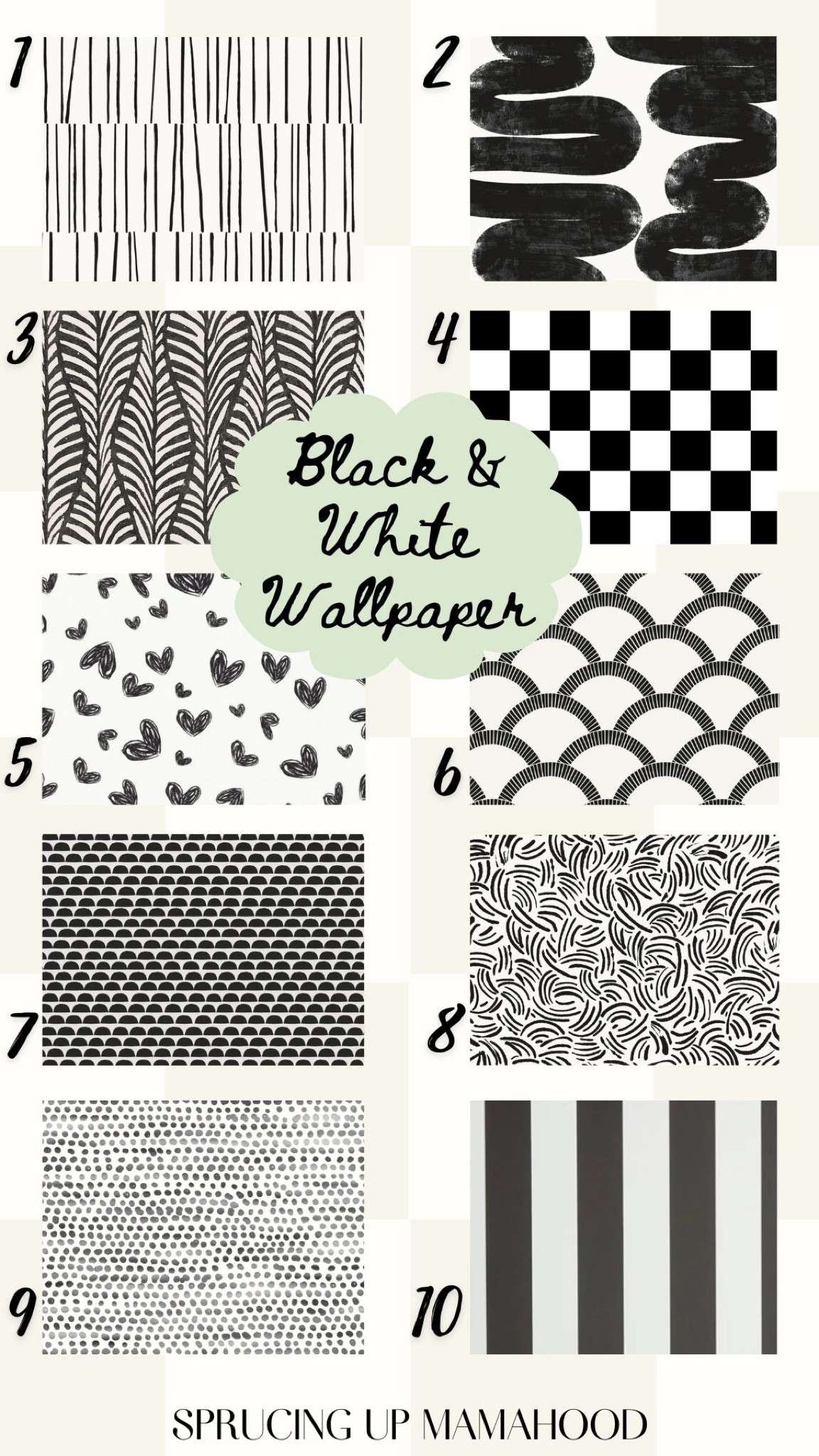 Black and white peel and stick wallpaper perfect for kids rooms and playrooms

#LTKfamily #LTKkids #LTKhome