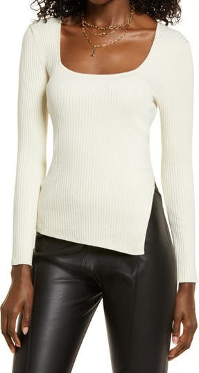 Rib Scoop Neck Sweater | Nordstrom | Nordstrom