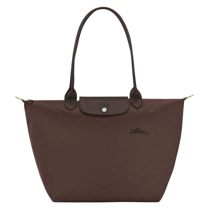 Le Pliage Green L Tote bag Mocha - Recycled canvas | Longchamp US | Longchamp