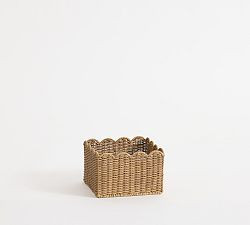 Marseille Scalloped Baskets | Pottery Barn (US)