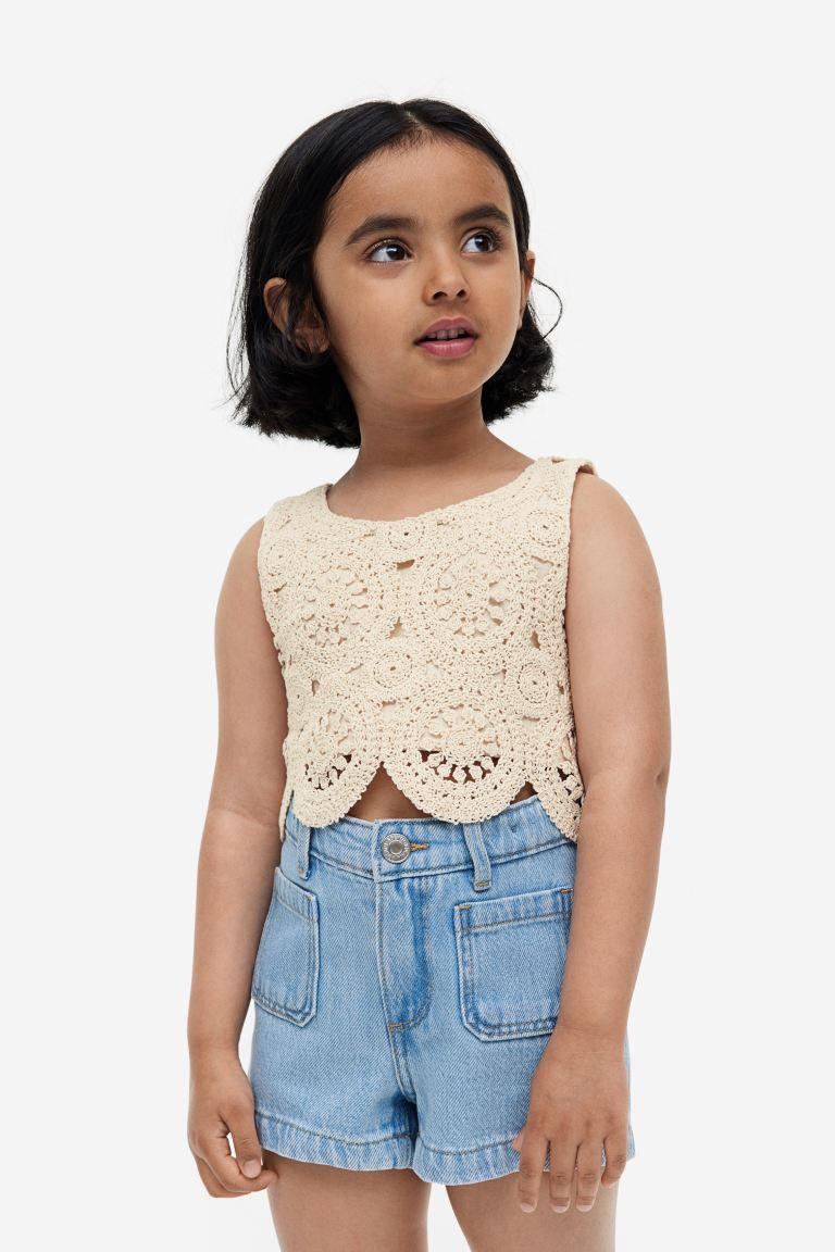 Crochet-look Lace Blouse | H&M (US + CA)