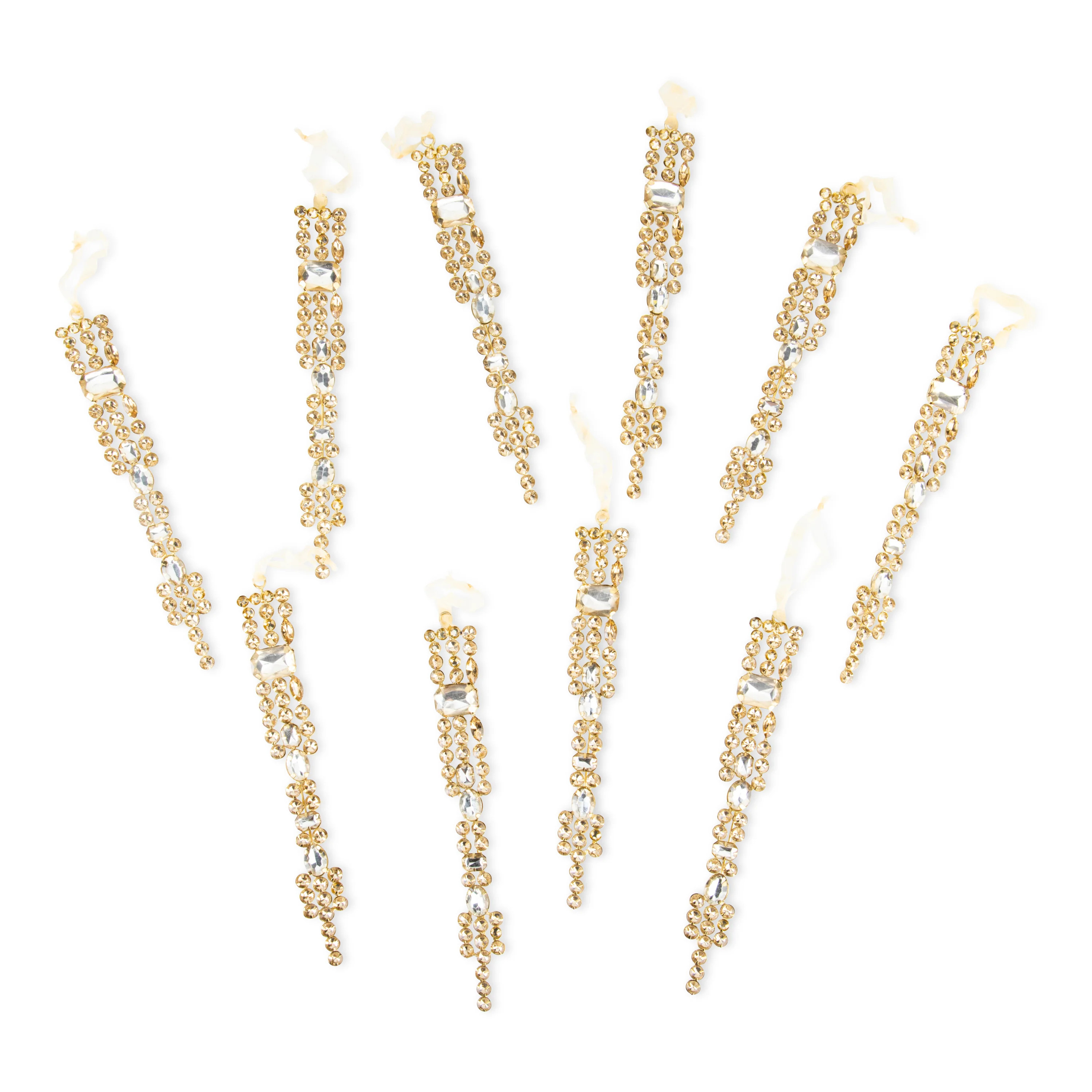 Martha StewartJeweled Icicle Ornaments, Set of 10$49.00undefined | Waiting On Martha