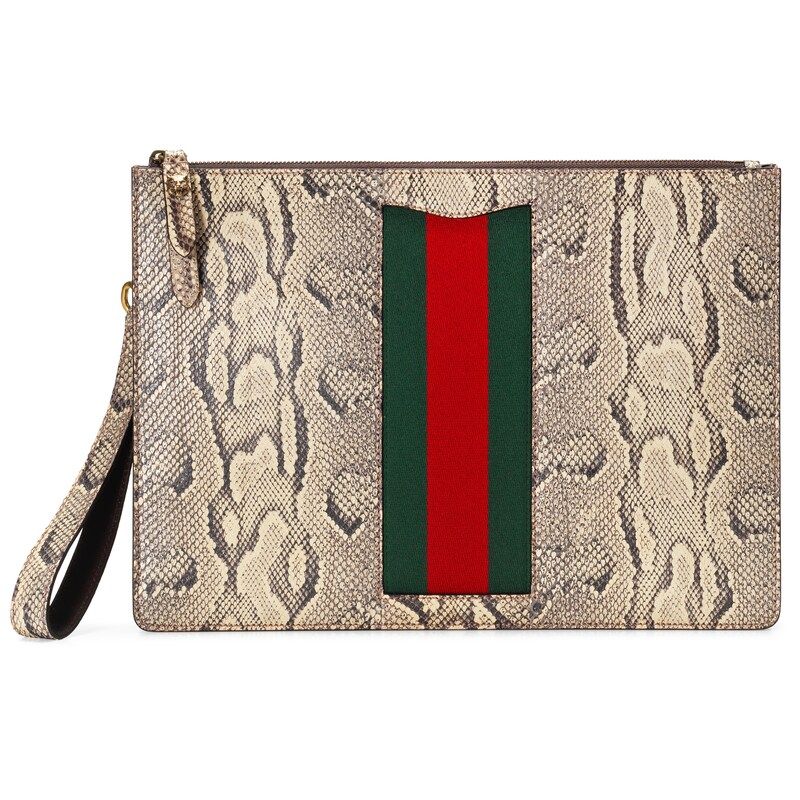 Python men's bag with Web | Gucci (US)