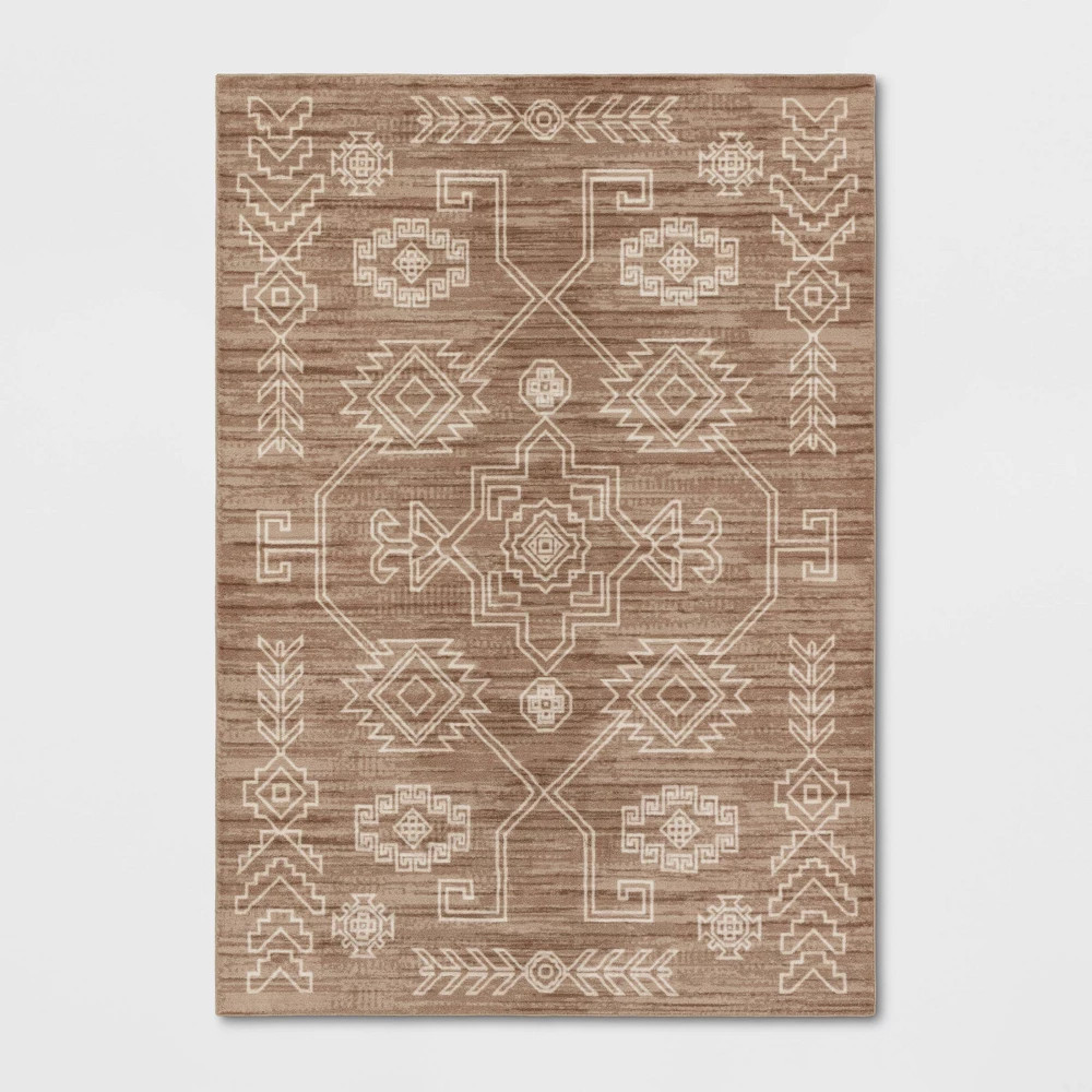 7'x10' Global Persian Style Area Rug Tan - Threshold | Target