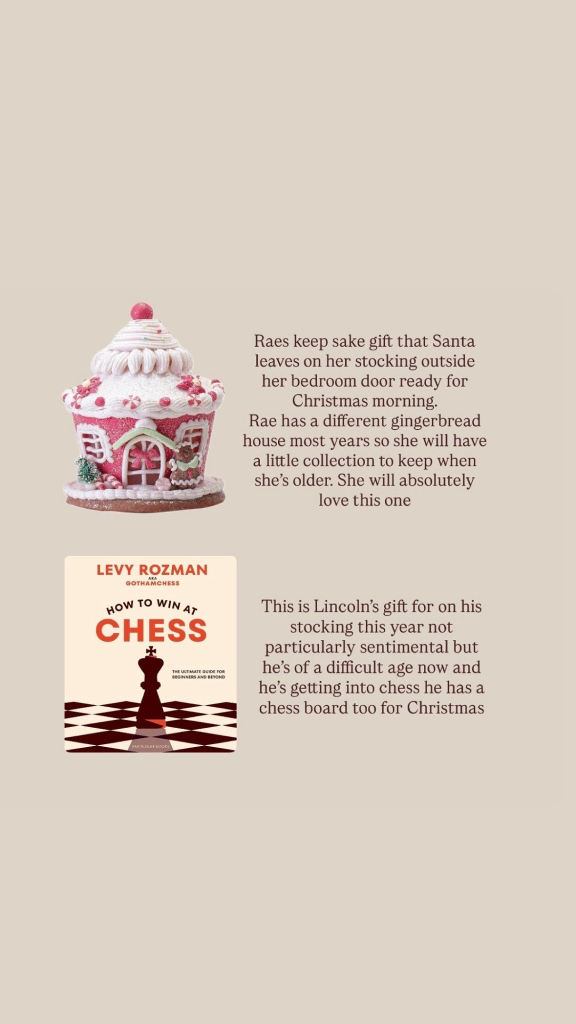 Little gifts Santa leaves my children outside their bedroom doors Christmas morning on their stocking. 

#LTKwinter #LTKkids #LTKfestive