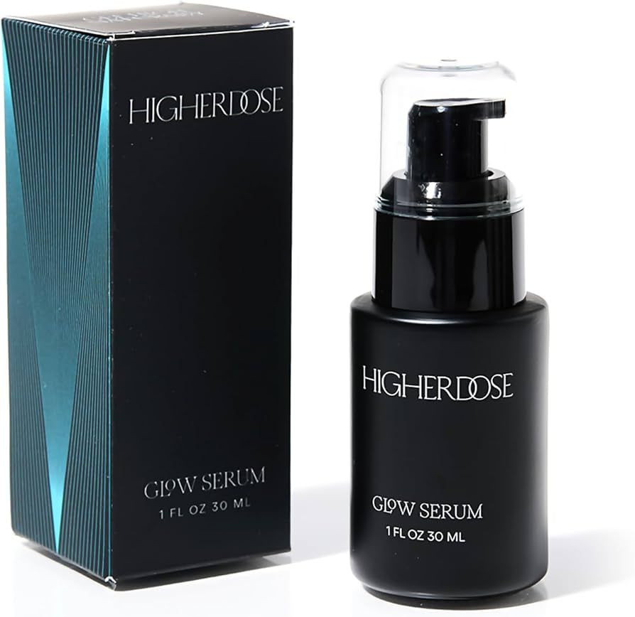 HigherDOSE GLOW SERUM - Radiance Serum Formulated to Plump, Hydrate & Stimulate Radiant Skin - Li... | Amazon (US)
