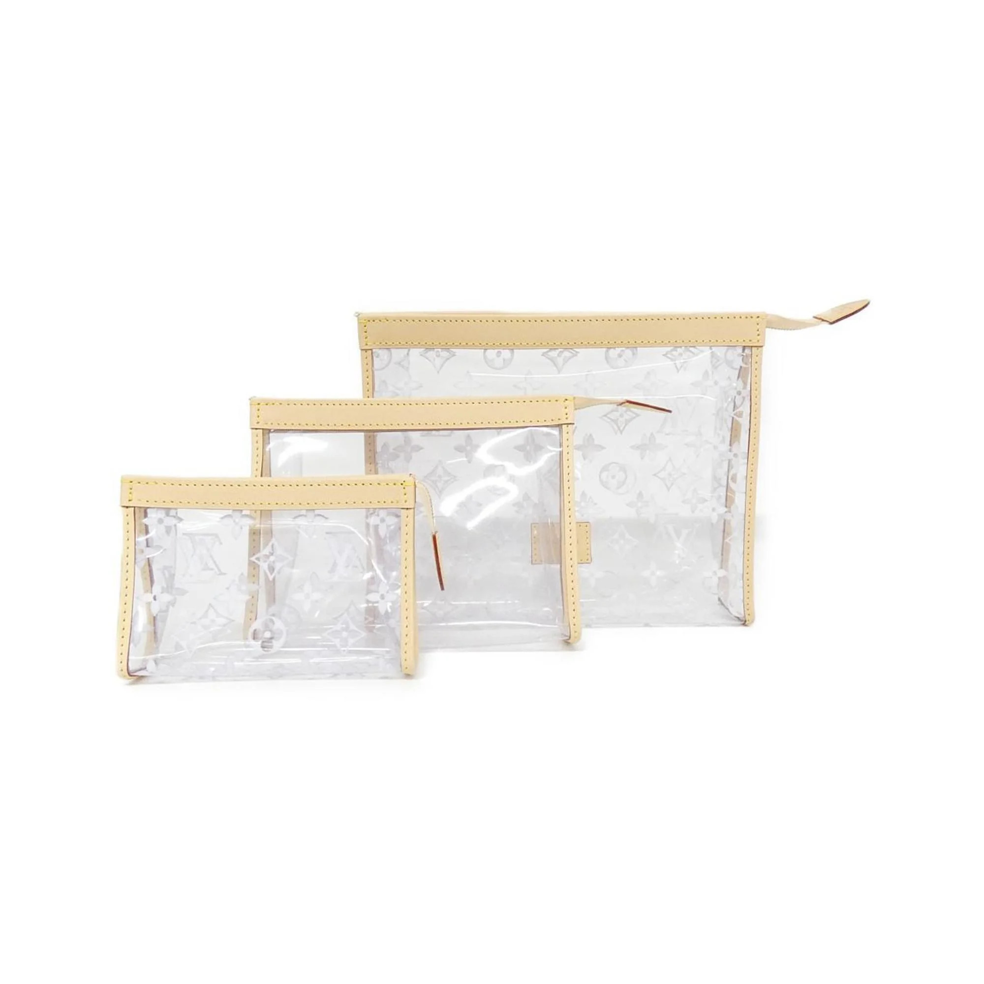 Pre-Owned Louis Vuitton Monogram Trio Poche Toilette Pouch M11390 (Good) - Walmart.com | Walmart (US)