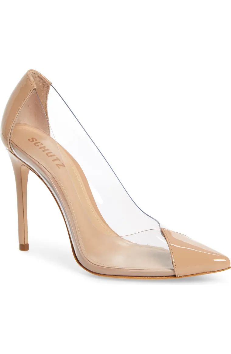 Cendi Transparent Pointed Toe Pump | Nordstrom