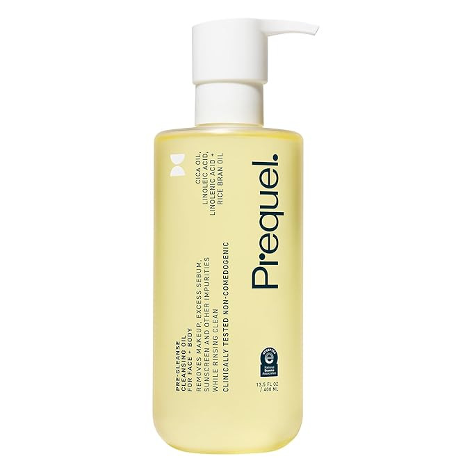 Prequel Skin Pre-Gleanse Oil Cleanser for Face. Double Cleansing Oil Skincare for Women with Cica... | Amazon (US)