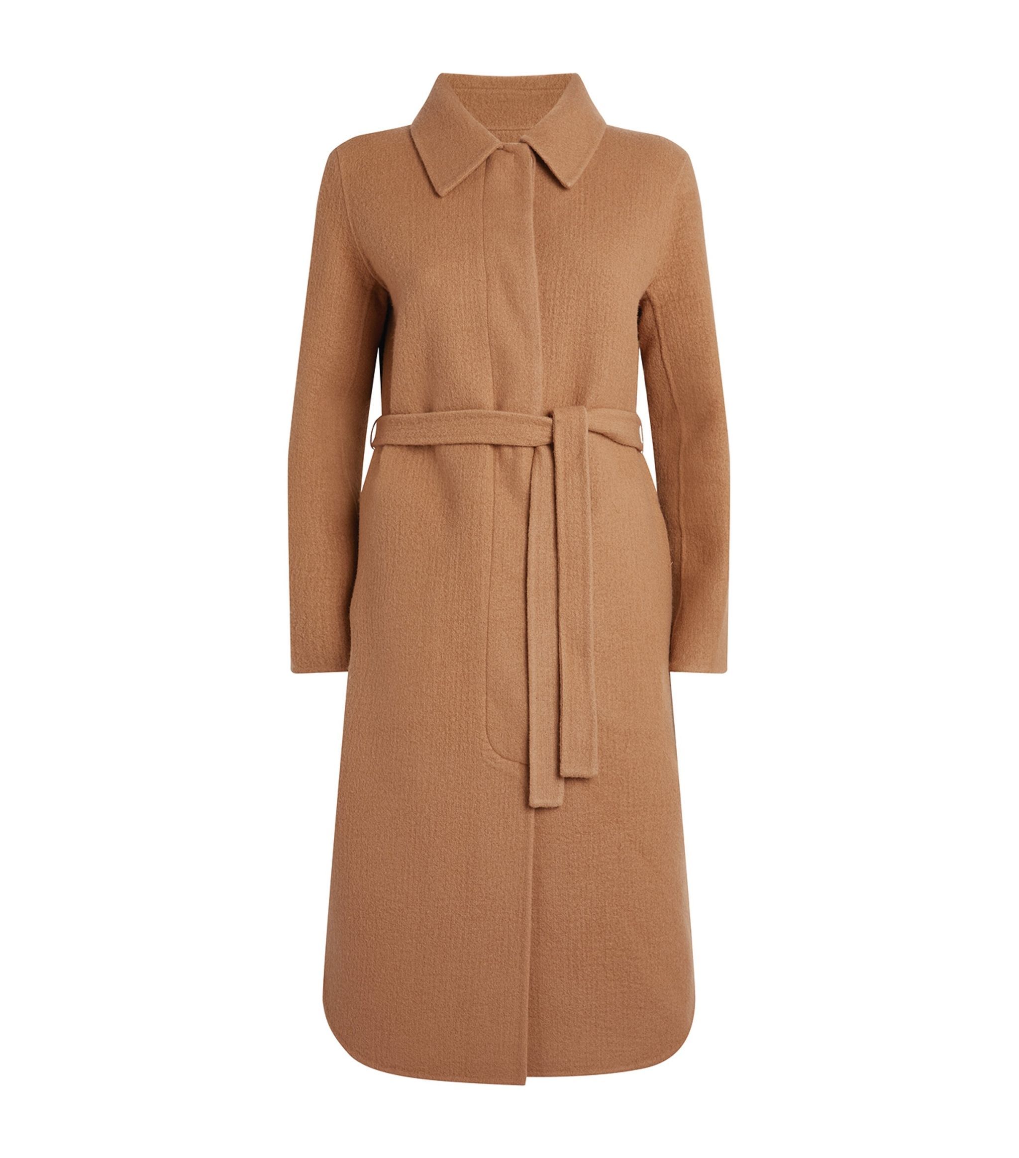 Wool-Cashmere Button-Up Coat | Harrods