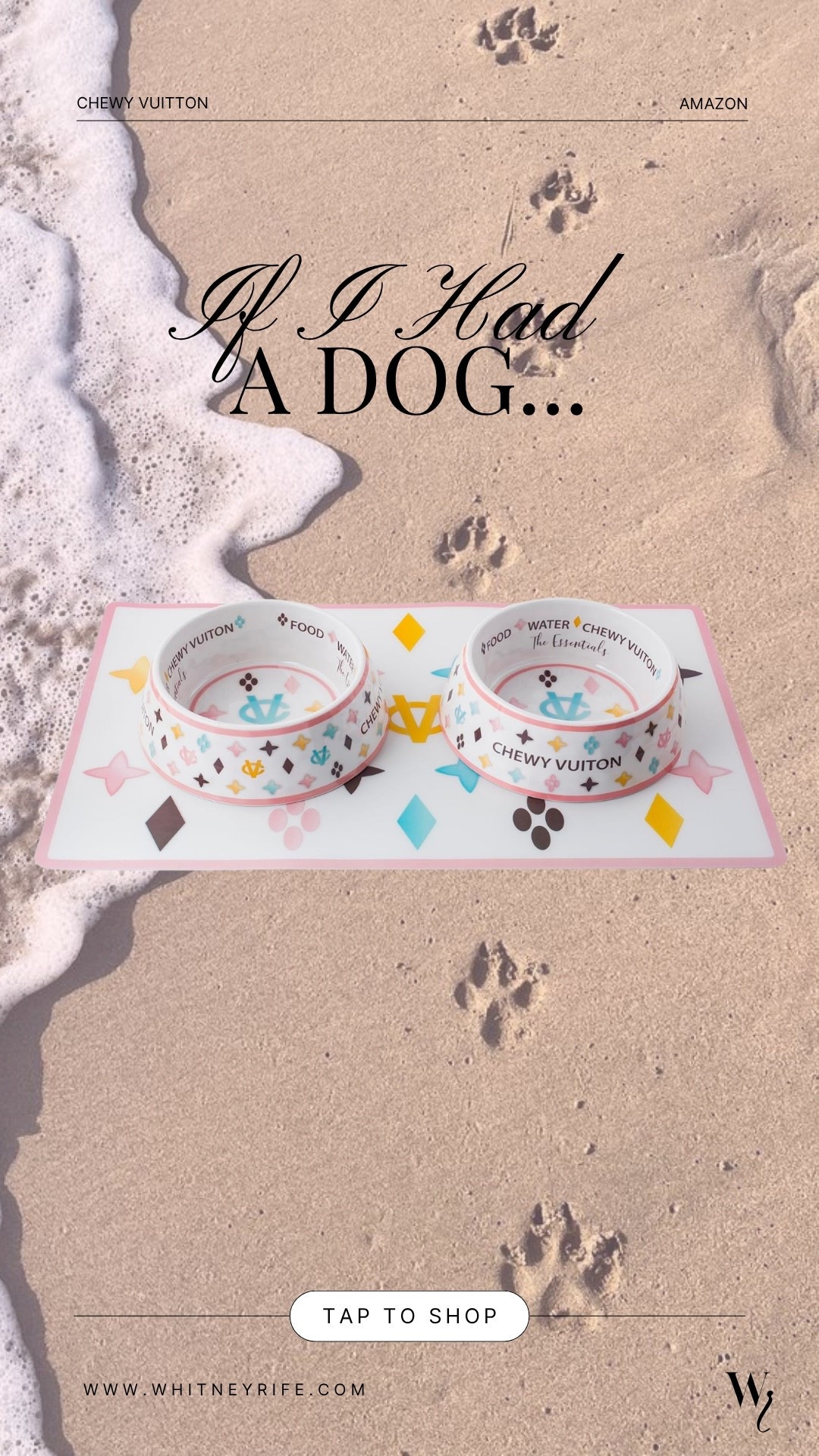 How adorable are these dog bowls!