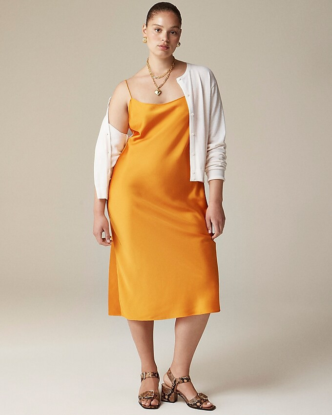 Gwyneth slip dress in luster charmeuse | J. Crew US