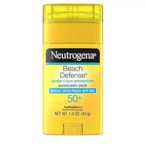 Neutrogena Beach Defense Water-Resistant SPF 50+ Sunscreen Stick, Broad Spectrum UVA/UVB Protecti... | Amazon (US)