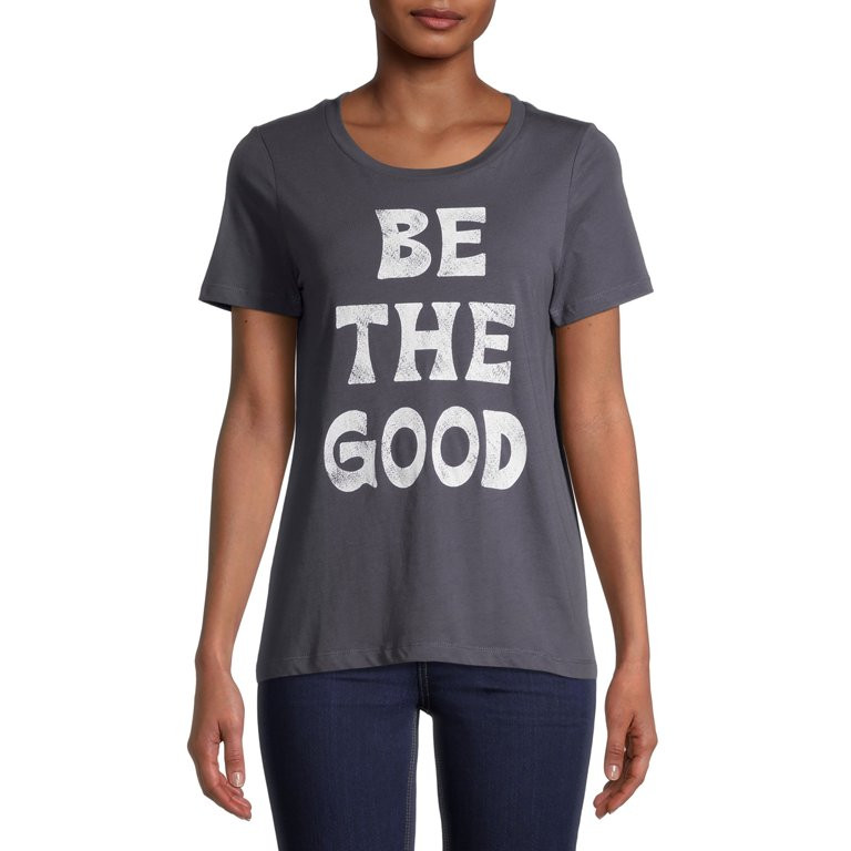 Gray by Grayson Social Women's Inspirational Graphic T-Shirt with Short Sleeves - Walmart.com | Walmart (US)