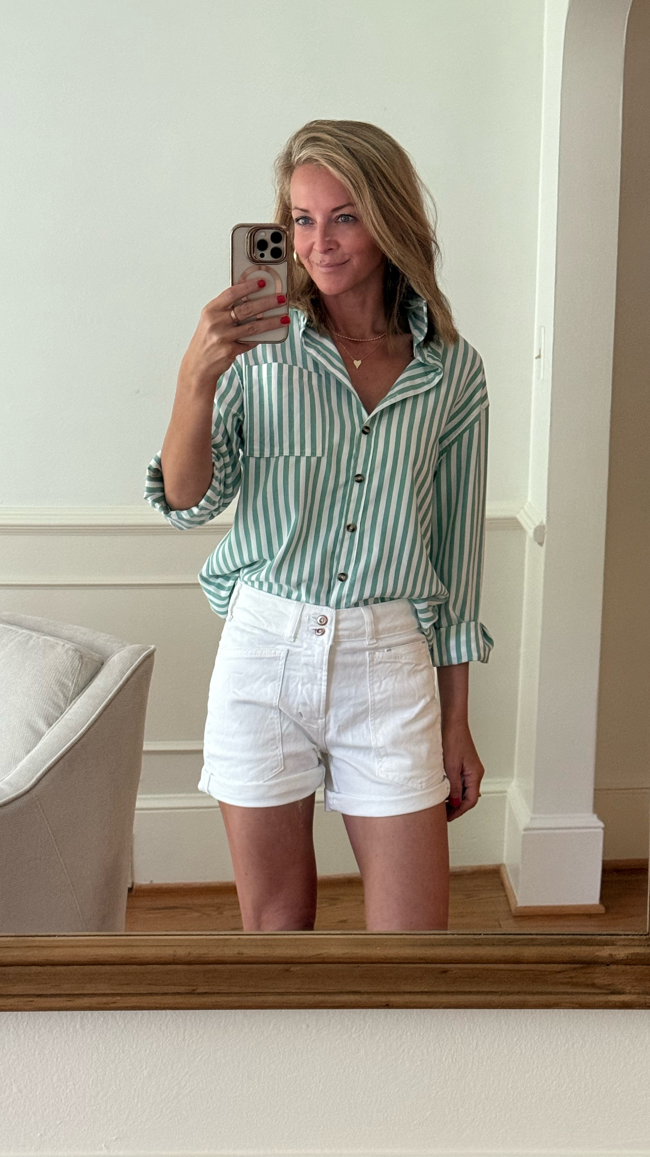 Wearing a small! LOVE THIS SHIRT!!

#LTKFindsUnder50 #LTKOver40 #LTKStyleTip