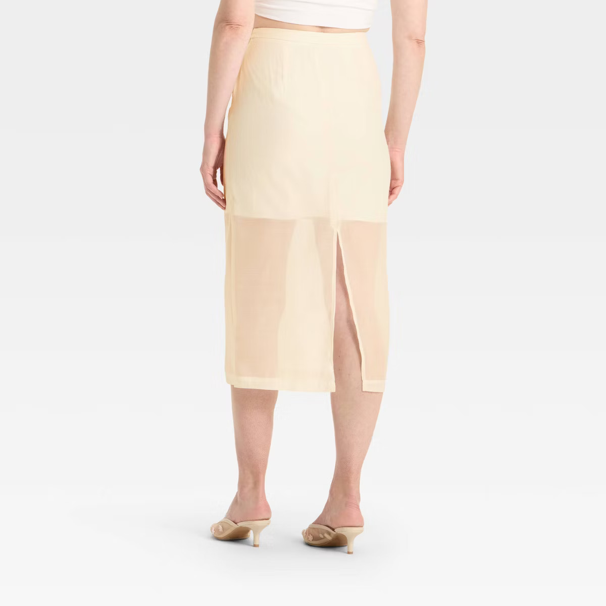 Women's Sheer Midi A-Line Skirt - A New Day™ | Target