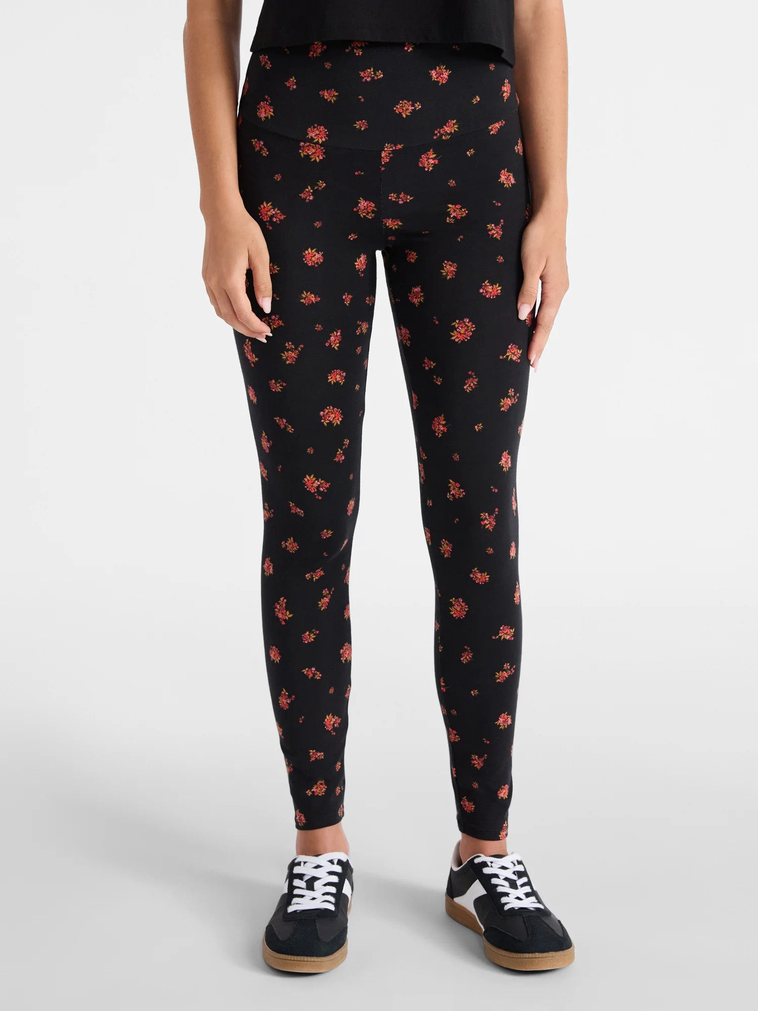 No Boundaries High Rise Ankle Leggings, 27” Inseam, Women’s | Walmart (US)