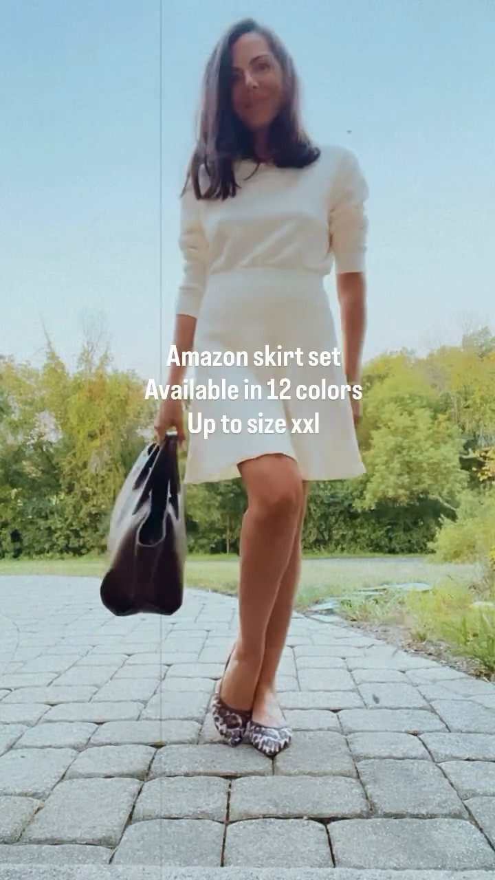 Such a cute set! I’m wearing color beige in size small. Fits true to size, material is nice and soft and will keep you warm for all your fall activities! #amazonfashion 

⭐️Link in bio to shop this reel or check my stories. 
⭐️Thanks for the ❤️ xo B

#LTKItBag #LTKShoeCrush #LTKStyleTip