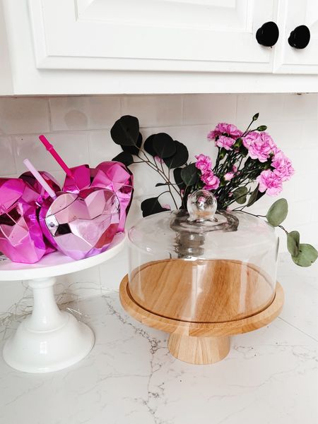 Glam Valentines with heart cups for the family + pink cake just waiting to be displayed 💗

#LTKSeasonal #LTKhome #LTKparties