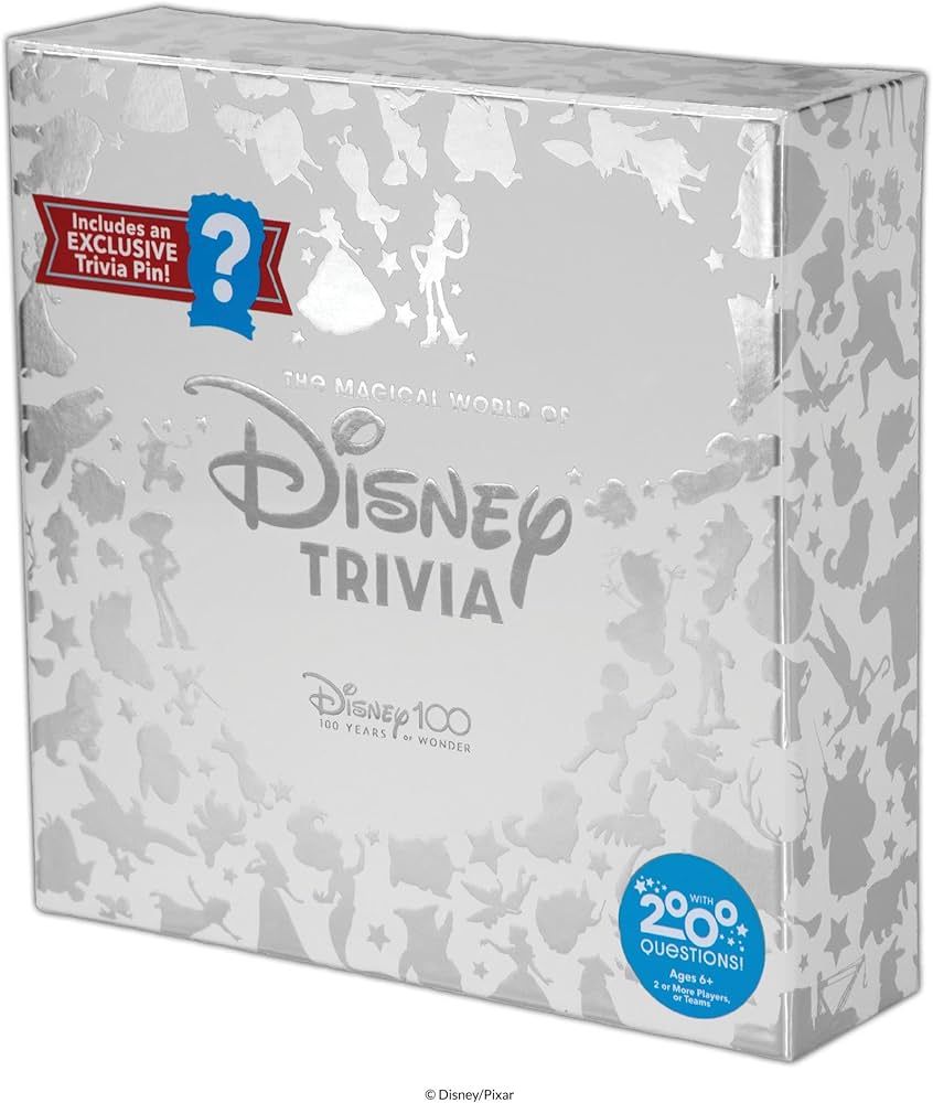 PlayMonster The Magical World of Disney Trivia: 100 Years of Wonder Trivia Board Game Cards for C... | Amazon (US)