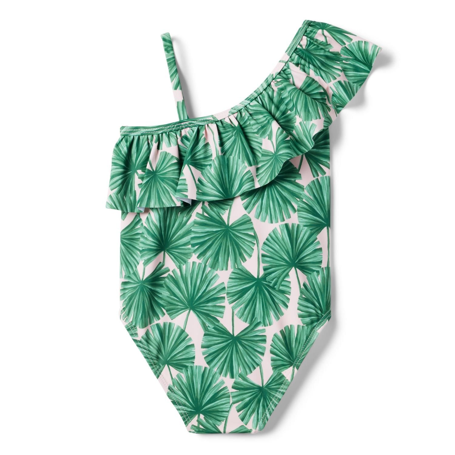 Recycled Palm Ruffle Swimsuit | Janie and Jack