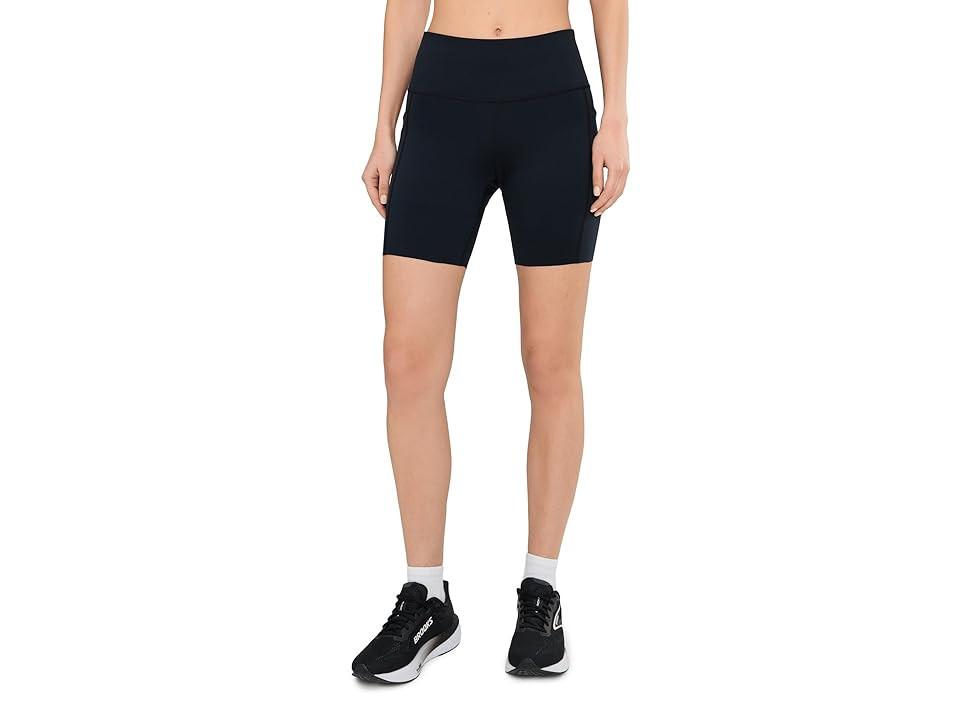 Brooks Chaser 7 Shorts Tight Women's Shorts Black: XS (US Women's 0-2) 7 | Zappos.com