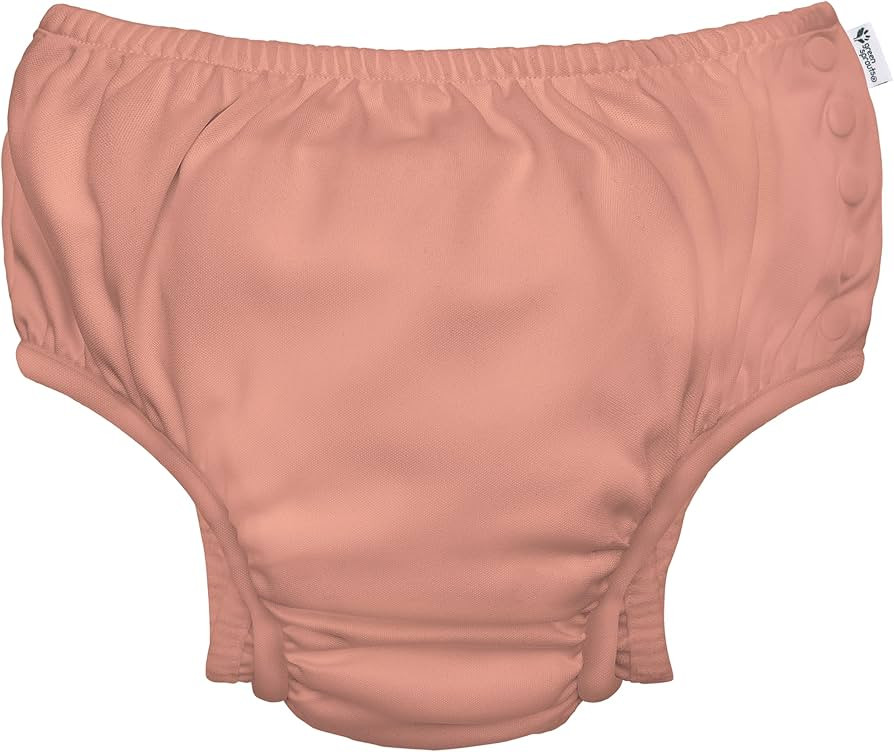 green sprouts Girls Reusable Absorbent Baby Swim Diapers Coral 18 Months | Amazon (US)
