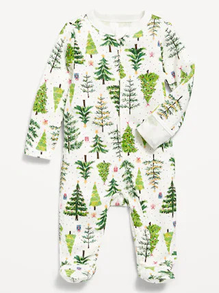2-Way-Zip Sleep & Play Footed One-Piece for Baby | Old Navy (US)