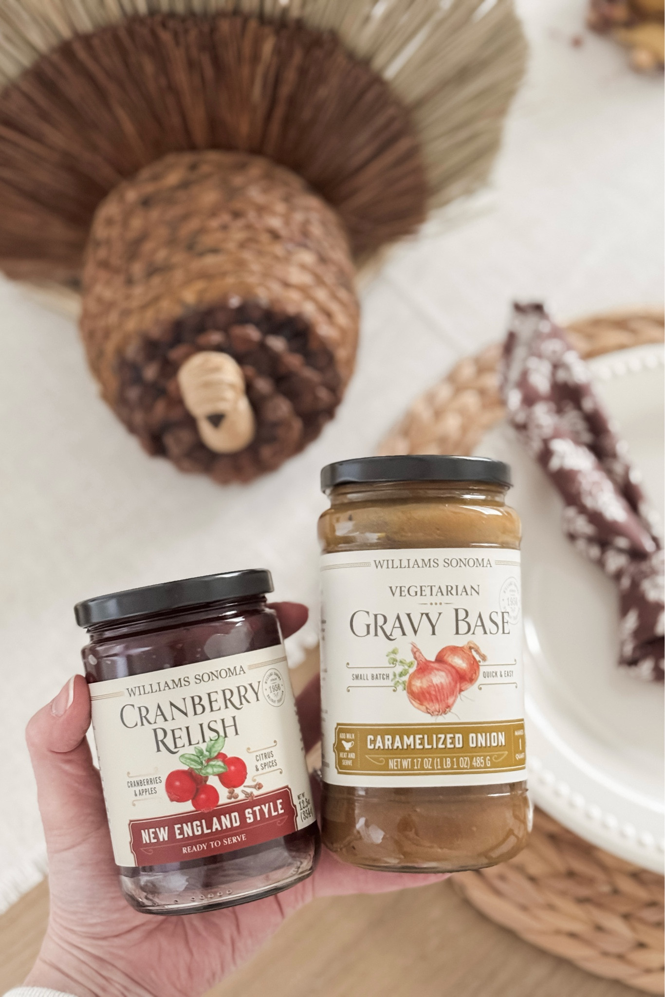 I think a successful holiday meal is created with a combination of homemade dishes and pre-made dishes… and two items I love to get to make my meal easier (without sacrificing flavor!!) are these two from Williams-Sonoma. 

Since I make an herbed turkey breast that doesn’t create a lot of drippings, having a gravy base is crucial! 

I also personally prefer a cranberry relish to cranberry jelly and while it’s a fairly easy one to make, this one is delicious and takes cooking it off my plate. 

#LTKHoliday #LTKSeasonal