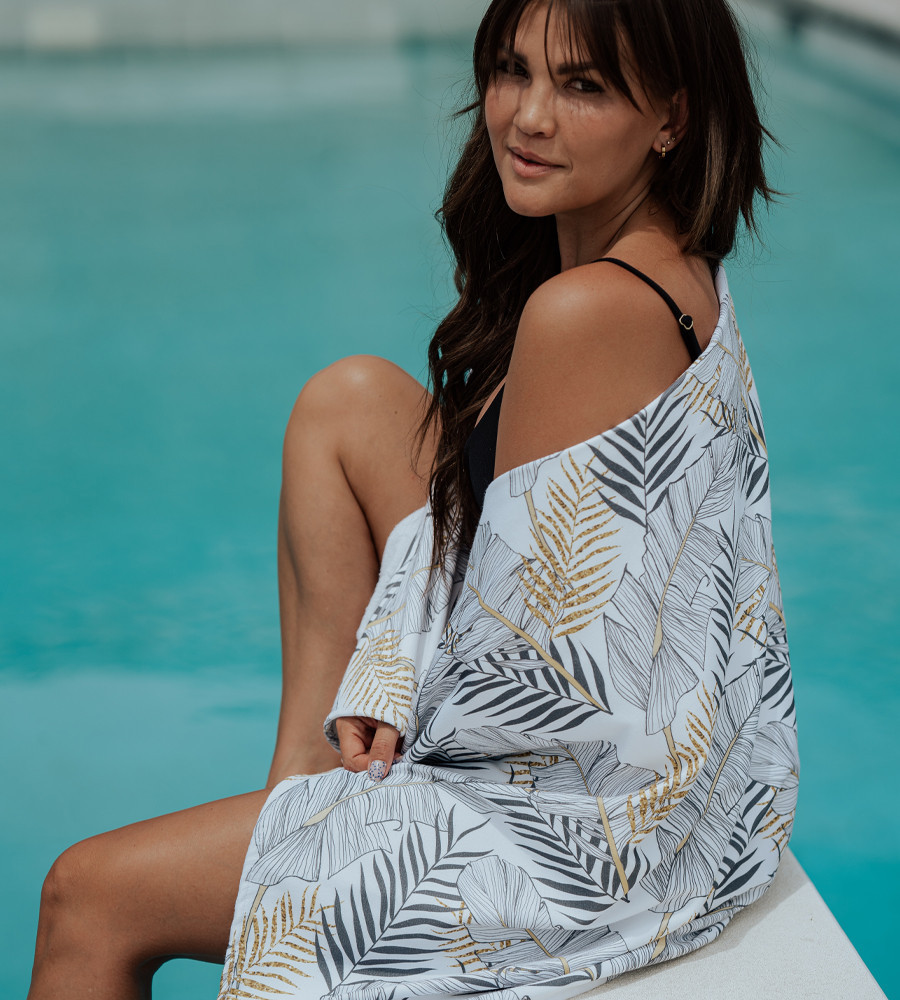 Bamboo Beach Towel - Birds of Paradise | Cariloha