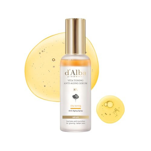 d'alba Piedmont Vita Toning Anti-Aging 8% Spray Serum (70 ml / 2.37 fl oz), Dual-Layer Oil & Serum Mist, Hydrating & Firming Face Spray with White Truffle, Radiance Care, Korean Skin Care | Amazon (US)