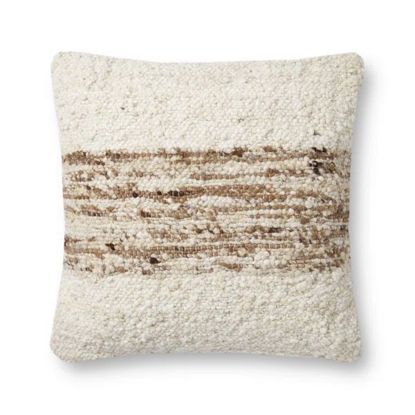Amber Lewis x Loloi Marie Ivory / Camel Pillow | Wayfair North America