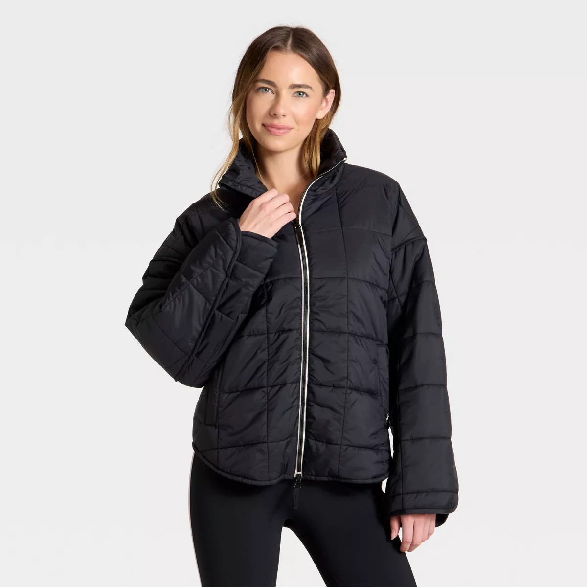 Women's Oversized Quilted Puffer Jacket - JoyLab™ | Target