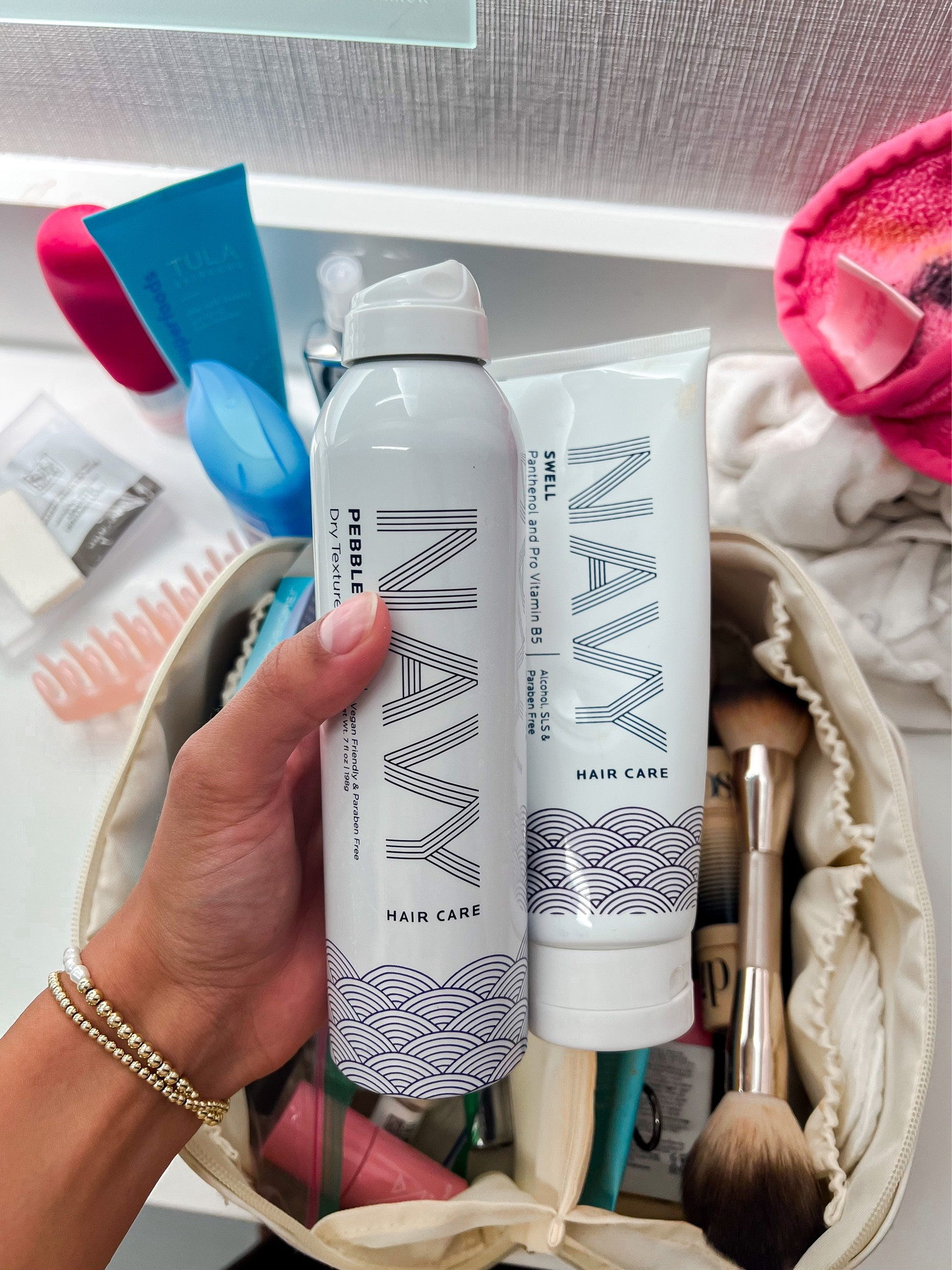 Navy haircare faves! 
25% off with code: THESTYLEDBRUNETTE

TEXTURE SPRAY
swell volume cream 

#LTKsalealert #LTKbeauty #LTKunder50