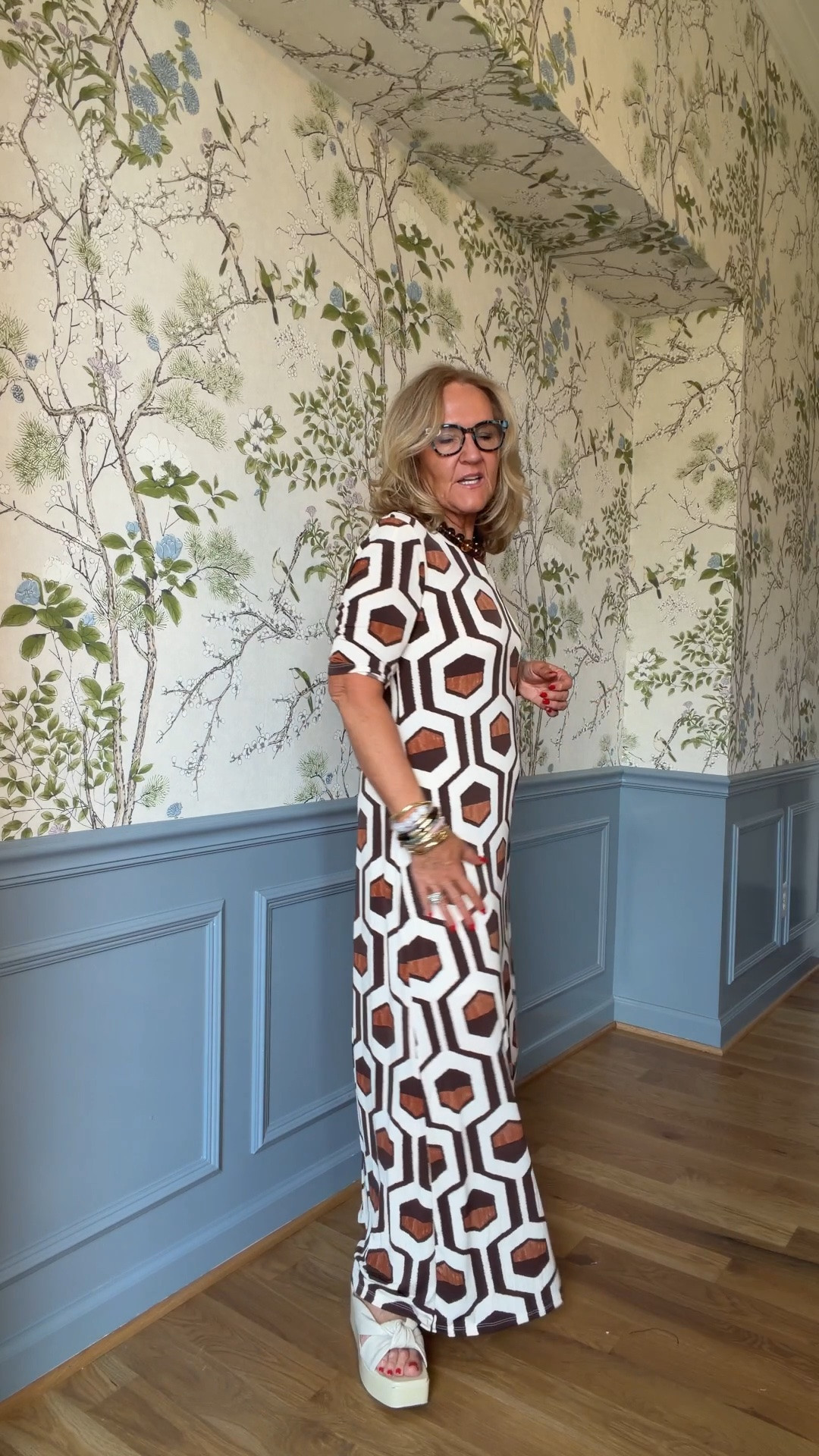 Super affordable knit maxi. Found a few other styles in this fun geometric too. Wearing a medium 
20% off my bracelets code NANETTE20

#LTKOver40 #LTKSaleAlert #LTKootd