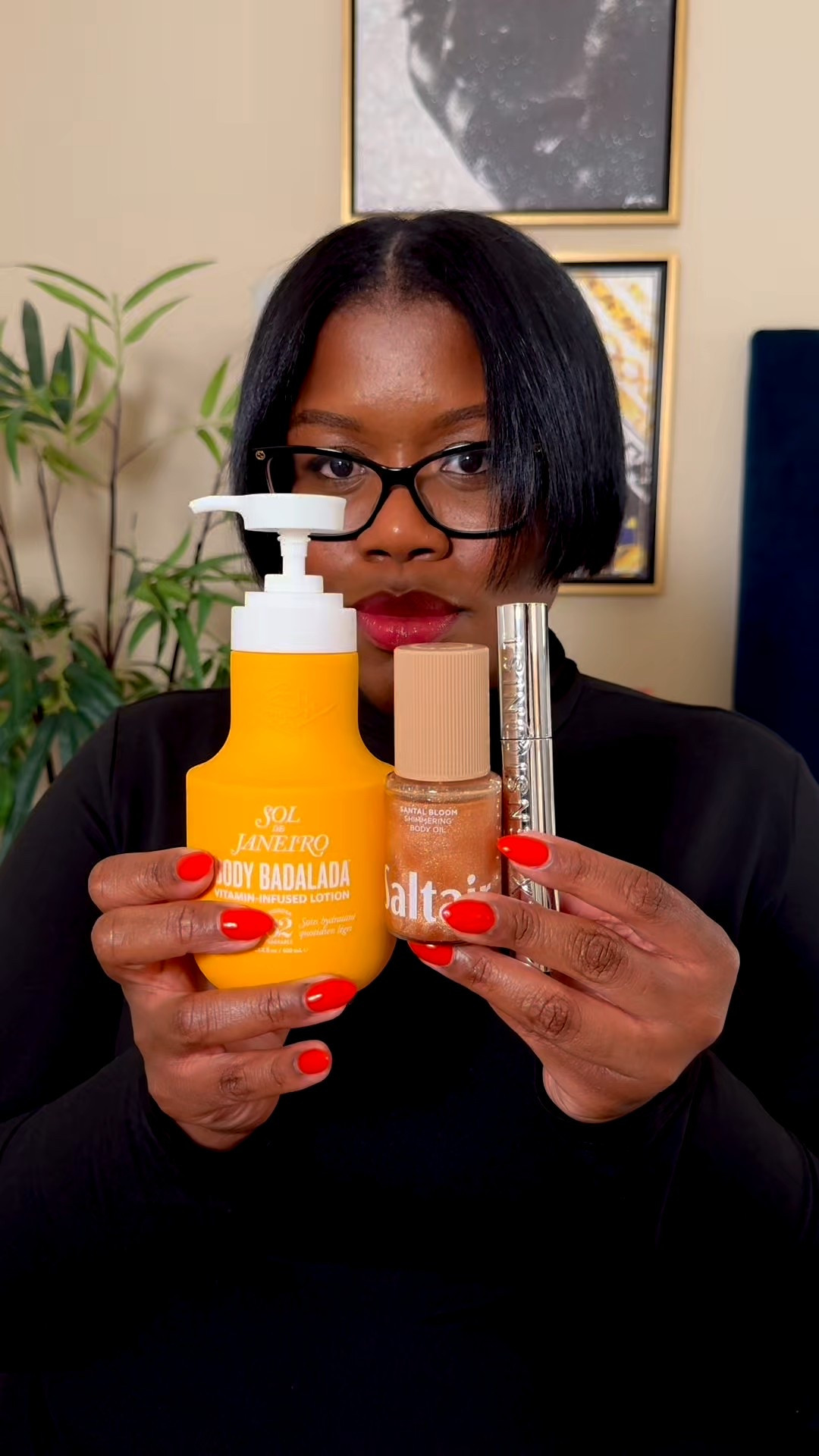 Winter glow essentials ✨🤍
Testing a few beauty favorites today, and these three did not miss. The Sol de Janeiro lotion is so smooth and creamy — super moisturizing and smells amazing. The Saltair shimmering body oil adds the prettiest winter glow on the skin and layers beautifully with fragrance.

And this L’Oréal mascara… I love it. Even on days when I skip makeup, I still reach for this. It lengthens without clumps, feels lightweight, and just makes the lashes look clean and defined. I’ve used L’Oréal mascaras for years, tried others, and now I’m right back — they really do mascara well.

Linking everything I used for today’s glow test ✨🧡

#LTKHoliday #LTKBeauty