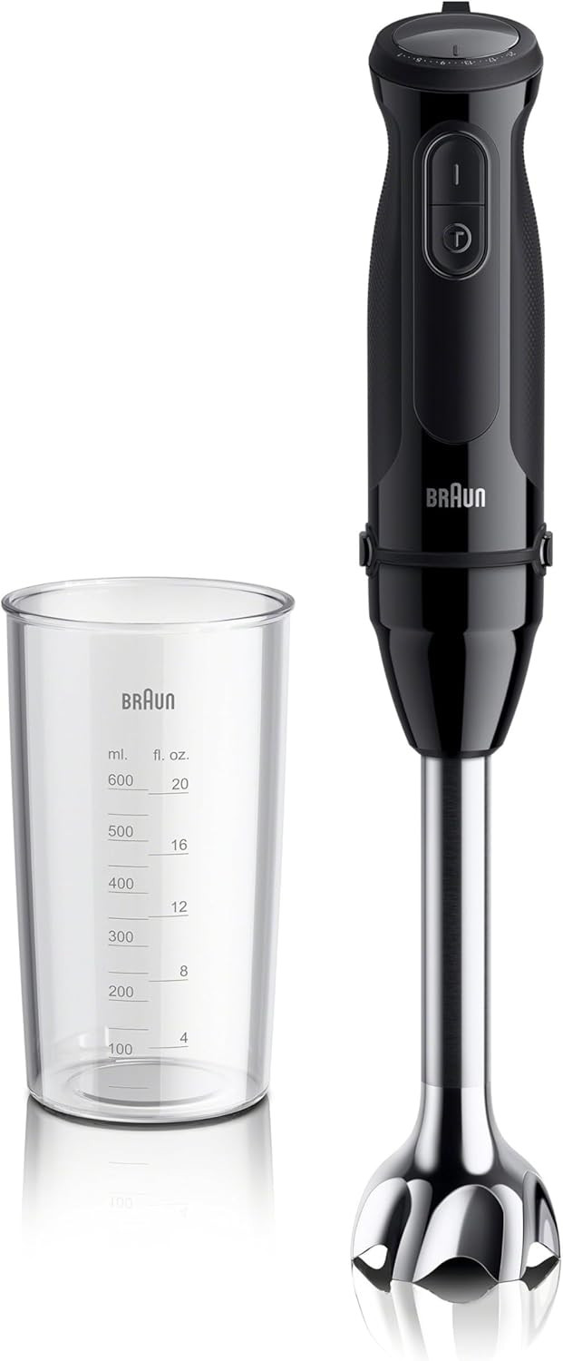 Braun MQ50001M Vario Hand Blender – 21-Speed Handheld Immersion Blender with PowerBell VPlus, T... | Amazon (US)