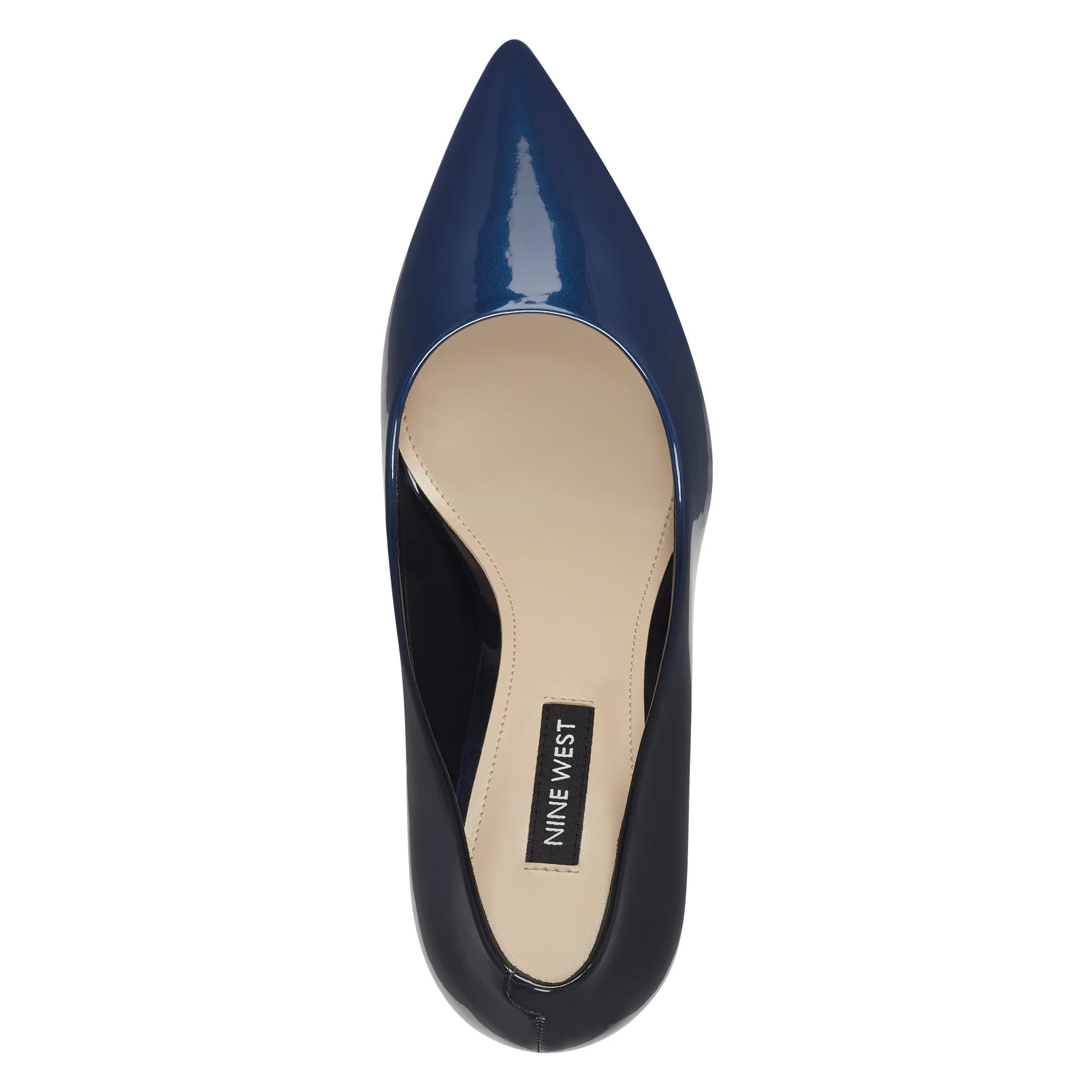 Women's Ezra Pointy Toe Pumps - Dark Blue Ombre Patent | Nine West | Nine West (US)