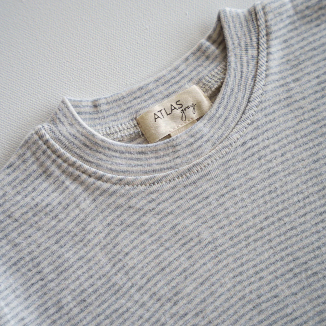 Organic Longsleeve Cotton Shirt | Atlas Grey