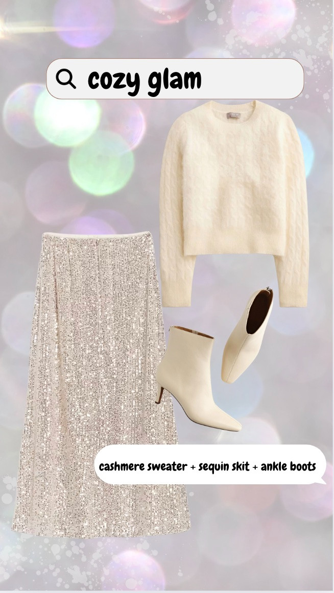 This might just be my favorite holiday look! Love the cozy yet glam vibe. 

 #LTKHoliday #LTKOver40 #LTKStyleTip