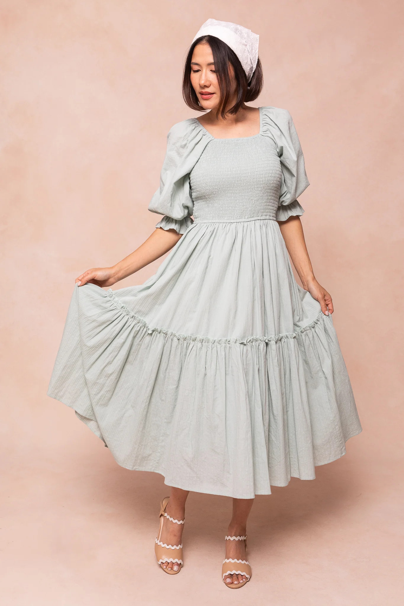 Lani Dress in Sage | Ivy City Co