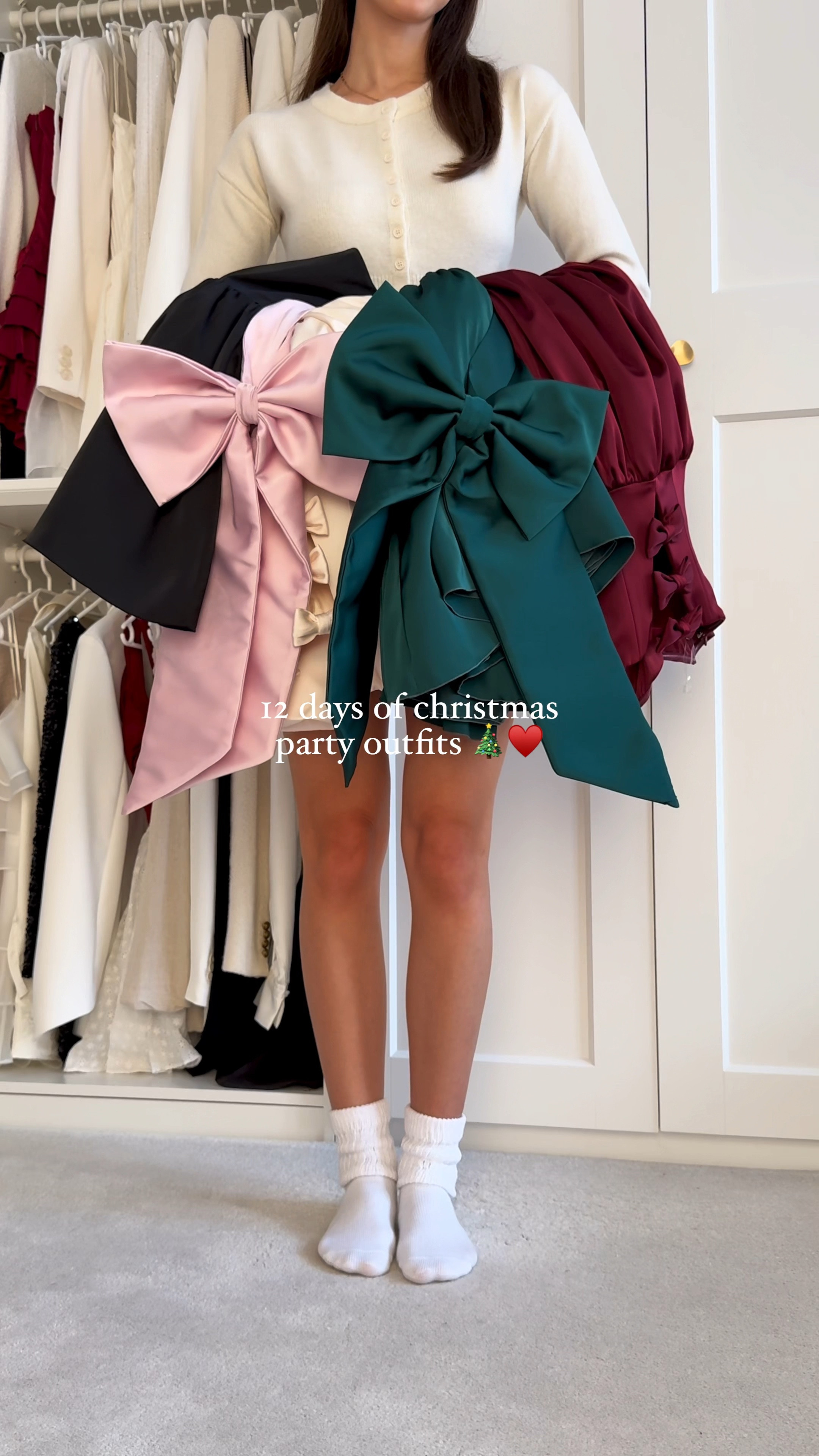 12 days of christmas party outfits - DAY 9 ♥️ the most magical dresses, ready to transform for every holiday occasion 🤭✨

christmas dress, party dress, festive wear, red dress, outfit inspo, holiday fashion, oh polly haul, bow dress, black dress, party season, elegant style, emerald green dress, holiday ootd, date outfit, ivory dress, viral dress

#LTKParties #LTKHoliday #LTKSeasonal