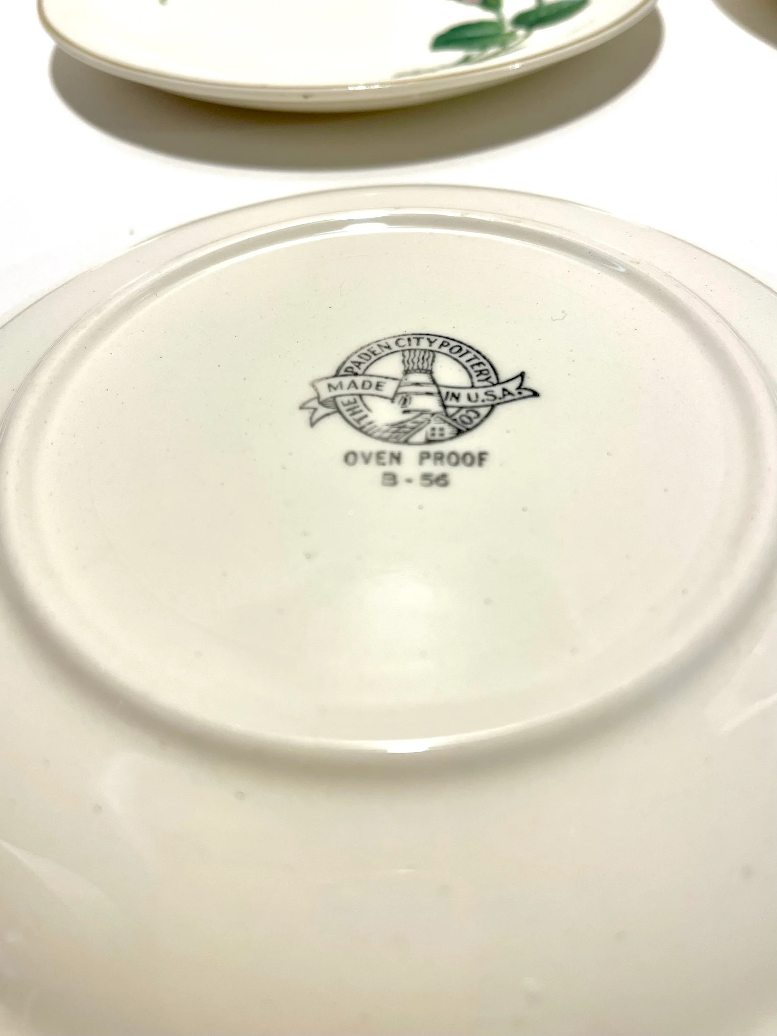 Vintage 1950s Set of 6 Pink Rosebud Bread and Butter Plates, Pattern B-56 by Paden City Pottery, ... | Etsy (US)