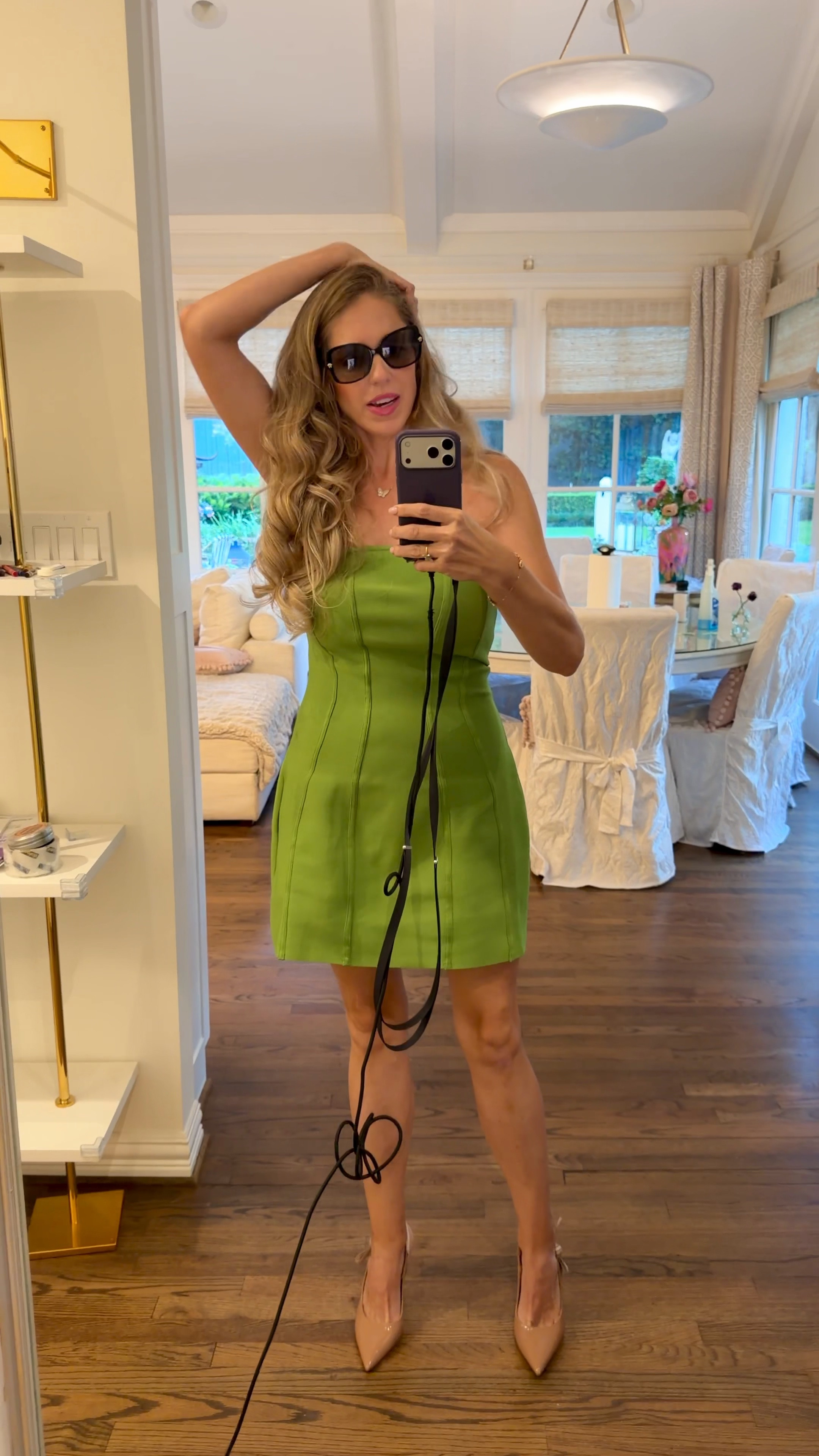 20 year reunion party look! 
Dress sold out, but available at resale shops like Poshmark. Heels I wore for my wedding! They hurt more last night than for my wedding, but are a very easy heel to dance the night away!

#LTKSaleAlert #LTKootd