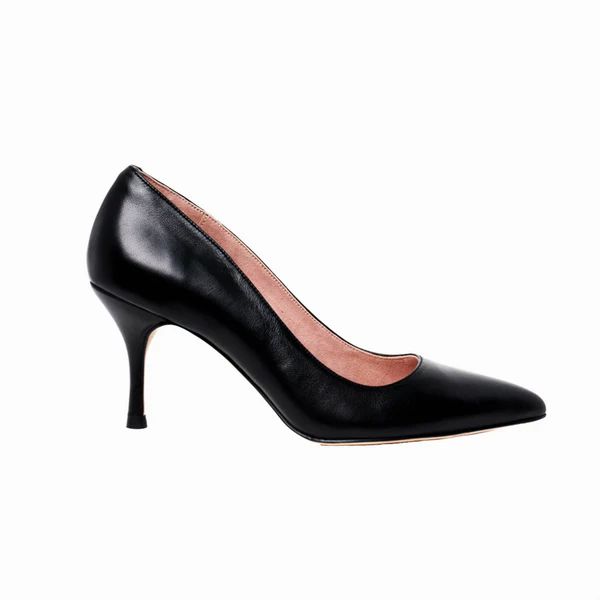 Black Leather Pump | ALLY Shoes