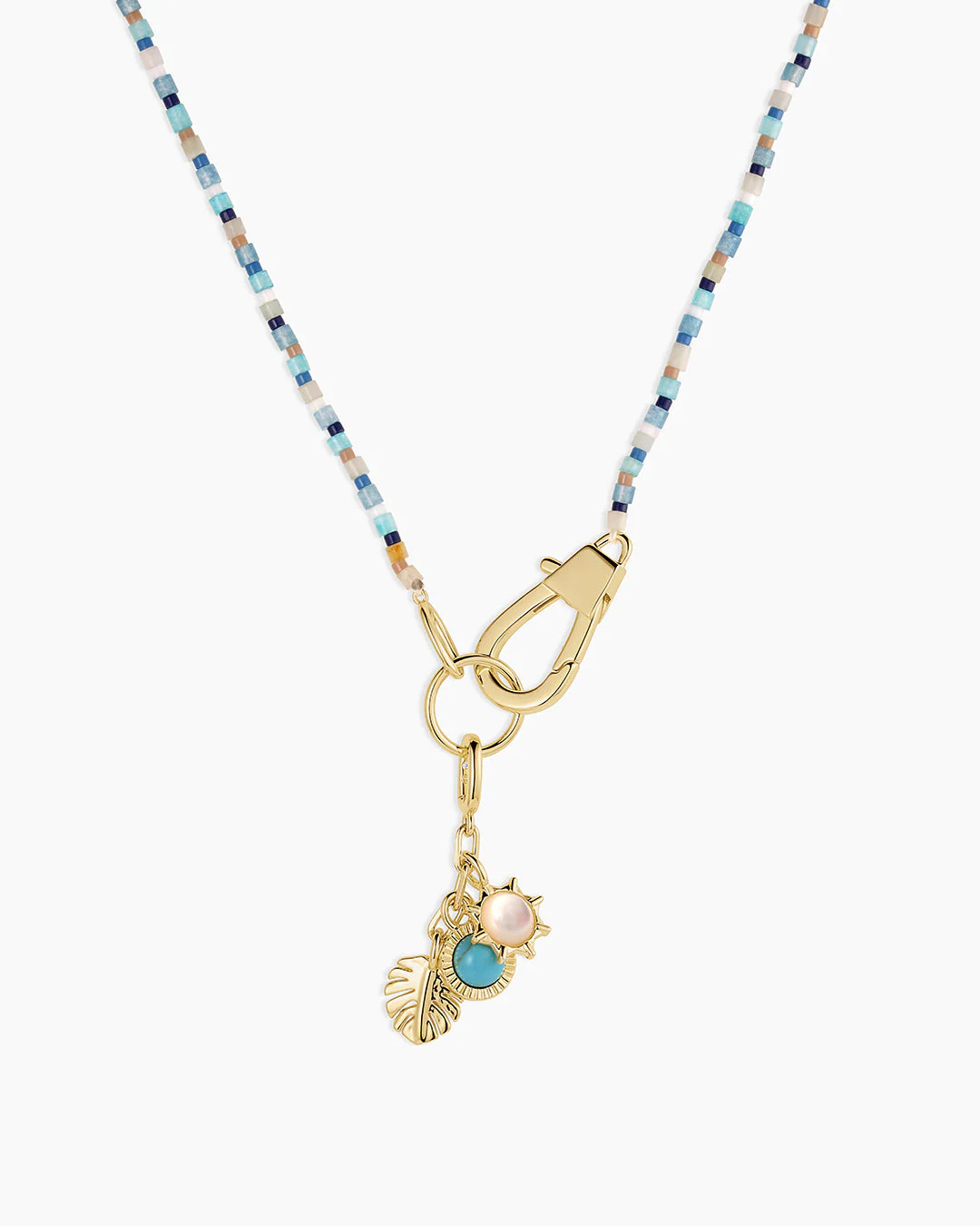 Beach Cluster Charm Necklace | gorjana